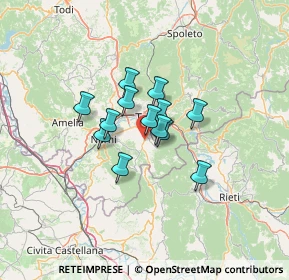 Mappa Strada Regionale, 05100 Terni TR, Italia (8.40154)