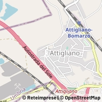 Hartă Attigliano