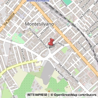 Mappa Via Silvio Pellico, 2, 65015 Montesilvano, Pescara (Abruzzo)