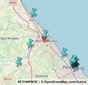 Mappa Via Sannio, 65015 Montesilvano PE, Italia (6.01)