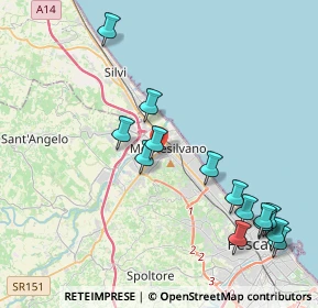 Mappa Via Sannio, 65015 Montesilvano PE, Italia (4.84429)