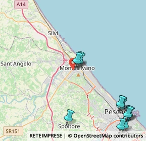 Mappa Via Sannio, 65015 Montesilvano PE, Italia (5.90167)