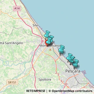 Mappa Via Sannio, 65015 Montesilvano PE, Italia (3.43455)