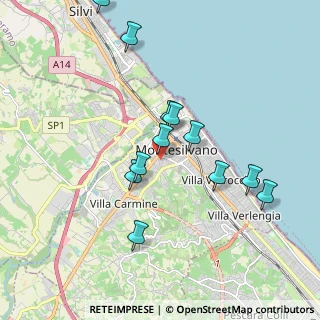 Mappa Via Sannio, 65015 Montesilvano PE, Italia (1.88917)