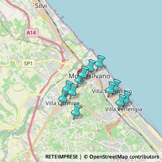 Mappa Via Sannio, 65015 Montesilvano PE, Italia (1.47)