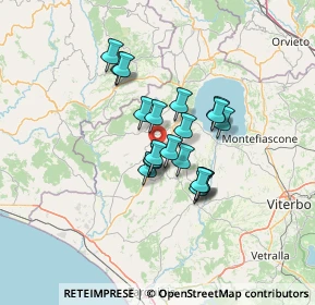 Mappa Via Guglielmo Marconi, 01010 Cellere VT, Italia (9.8285)