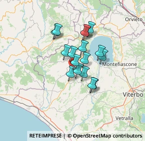 Mappa Via Guglielmo Marconi, 01010 Cellere VT, Italia (9.73294)