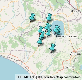 Mappa Via Guglielmo Marconi, 01010 Cellere VT, Italia (10.1695)