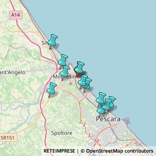 Mappa Via Liguria, 65015 Montesilvano PE, Italia (3.02667)