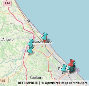 Mappa Via Corno Grande, 65015 Montesilvano PE, Italia (5.70818)