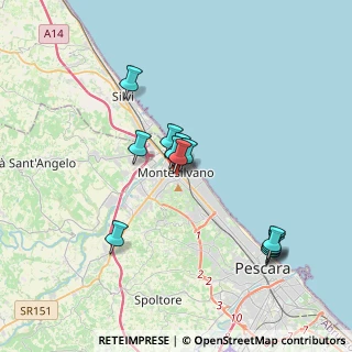 Mappa Via Gabriele D'Annunzio, 65100 Pescara PE, Italia (3.36667)