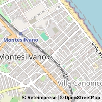 Mapa Montesilvano
