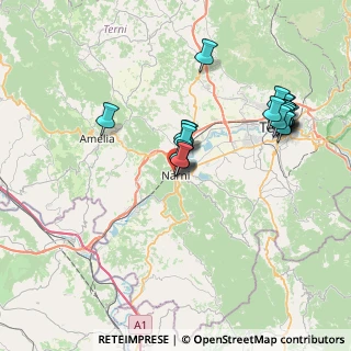 Mappa Piazza dei Priori, 05035 Narni TR, Italia (8.033)