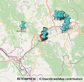 Mappa Via dei Nobili, 05035 Narni TR, Italia (5.72)