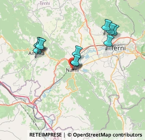 Mappa Via dei Nobili, 05035 Narni TR, Italia (7.26583)