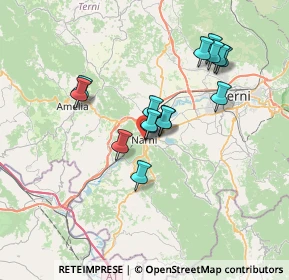 Mappa Via dei Nobili, 05035 Narni TR, Italia (6.25467)