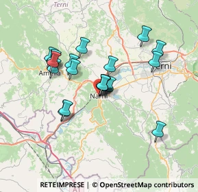 Mappa Vicolo del Teatro, 05035 Narni TR, Italia (6.2885)