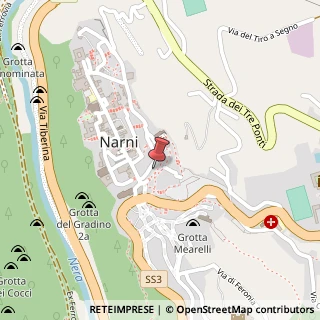 Mappa Vicolo Belvedere, 13, 05035 Narni, Terni (Umbria)