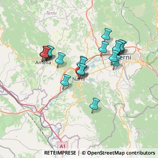 Mappa Vicolo Belvedere, 05035 Narni TR, Italia (6.964)
