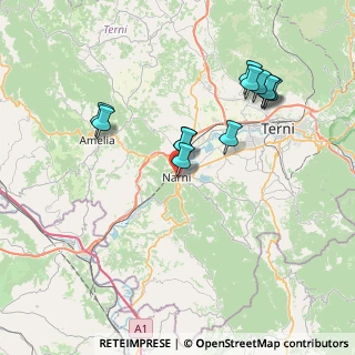 Mappa Vicolo Belvedere, 05035 Narni TR, Italia (7.63167)