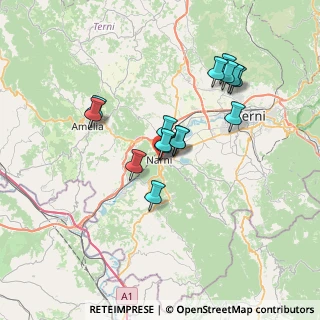 Mappa Vicolo Belvedere, 05035 Narni TR, Italia (6.21533)