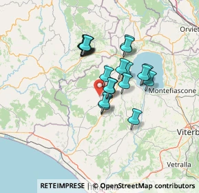 Mappa SP 106, 01010 Ischia di Castro VT, Italia (10.875)