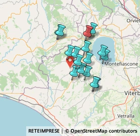 Mappa SP 106, 01010 Ischia di Castro VT, Italia (10.62471)