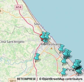 Mappa Via Leonardo Petruzzi, 65013 Pescara PE, Italia (6.19111)