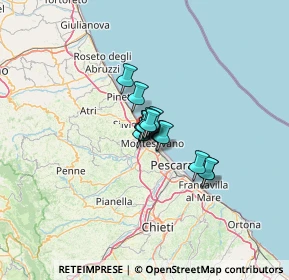 Mappa Via Leonardo Petruzzi, 65013 Pescara PE, Italia (5.845)