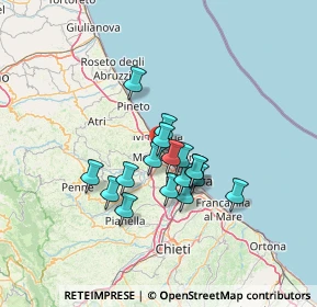 Mappa Via Leonardo Petruzzi, 65013 Pescara PE, Italia (10.35941)
