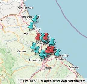 Mappa Via Leonardo Petruzzi, 65013 Pescara PE, Italia (9.436)
