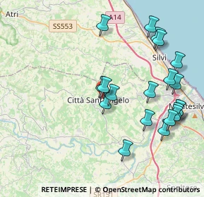 Mappa Via Gabriele D'Annunzio, 65013 Città Sant'Angelo PE, Italia (4.546)