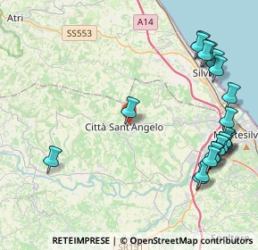 Mappa Via Gabriele D'Annunzio, 65013 Città Sant'Angelo PE, Italia (5.6685)