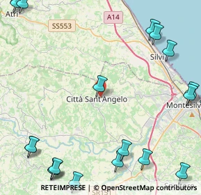 Mappa Via Gabriele D'Annunzio, 65013 Città Sant'Angelo PE, Italia (7.226)