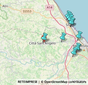 Mappa Via Gabriele D'Annunzio, 65013 Città Sant'Angelo PE, Italia (5.17364)