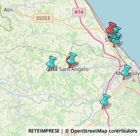 Mappa Via Gabriele D'Annunzio, 65013 Città Sant'Angelo PE, Italia (4.97273)