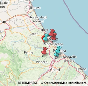 Mappa Via della Madonnuccia, 65013 Città Sant'Angelo PE, Italia (22.52)