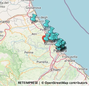 Mappa Via della Madonnuccia, 65013 Città Sant'Angelo PE, Italia (9.83625)