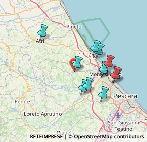 Mappa Via della Madonnuccia, 65013 Città Sant'Angelo PE, Italia (6.71833)