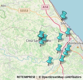 Mappa Via della Madonnuccia, 65013 Città Sant'Angelo PE, Italia (3.76231)