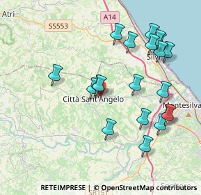 Mappa Via della Madonnuccia, 65013 Città Sant'Angelo PE, Italia (4.288)
