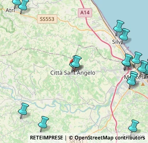 Mappa Via del Grottone, 65013 Città Sant'angelo PE, Italia (6.678)
