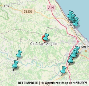 Mappa Via del Grottone, 65013 Città Sant'angelo PE, Italia (5.89412)