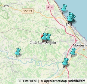 Mappa Via del Grottone, 65013 Città Sant'angelo PE, Italia (4.72462)