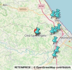 Mappa Via del Grottone, 65013 Città Sant'angelo PE, Italia (4.25182)