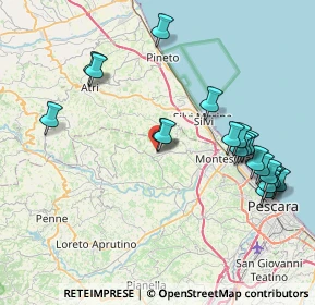 Mappa Valle Sant'Antonio, 65013 Città Sant'Angelo PE, Italia (9.1365)