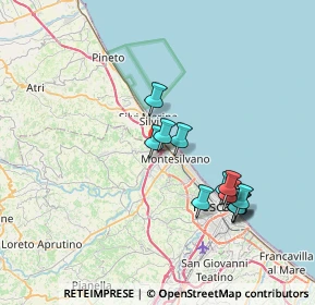 Mappa Sapzioconad, 65013 Città Sant'Angelo PE, Italia (7.02417)