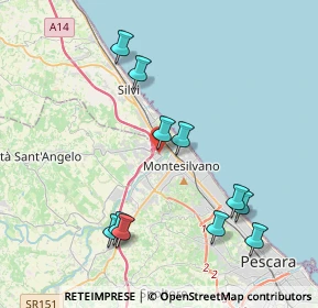 Mappa Via, 65013 Città Sant'Angelo PE, Italia (4.40636)