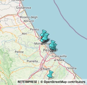 Mappa Via Grecia, 65015 Montesilvano PE, Italia (24.92188)