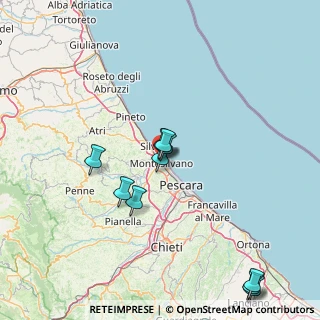 Mappa Via Grecia, 65015 Montesilvano PE, Italia (22.10583)